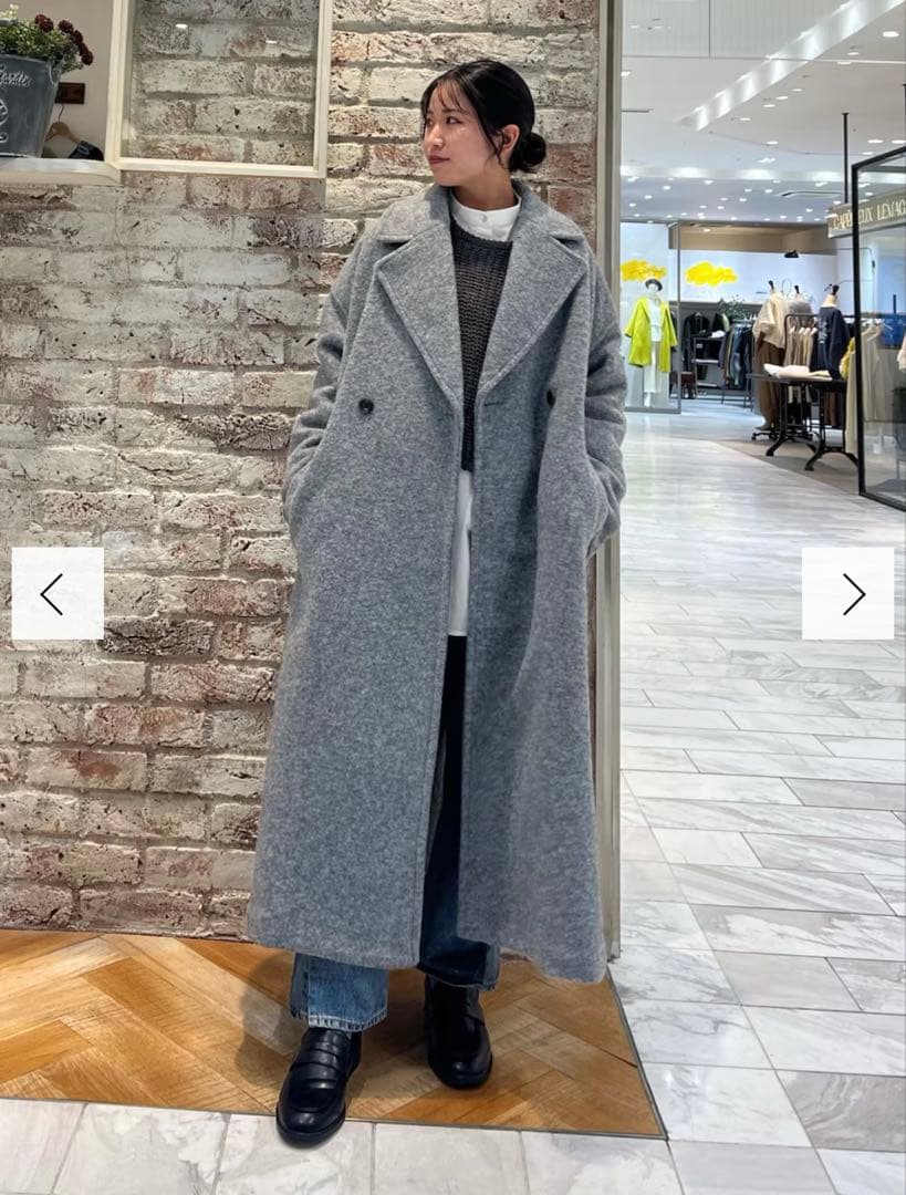 ungrid ／ スライバーチェスターロングコート