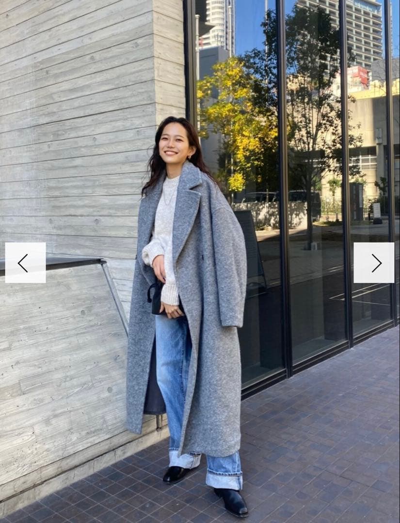 ungrid ／ スライバーチェスターロングコート