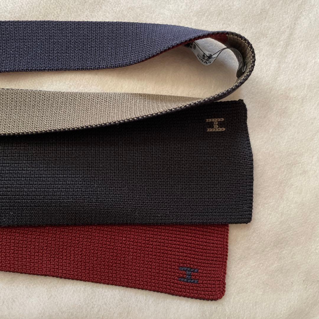 【新品・専用】HERMES エルメス　ネクタイ　ニットタイ　 4way Hロゴ