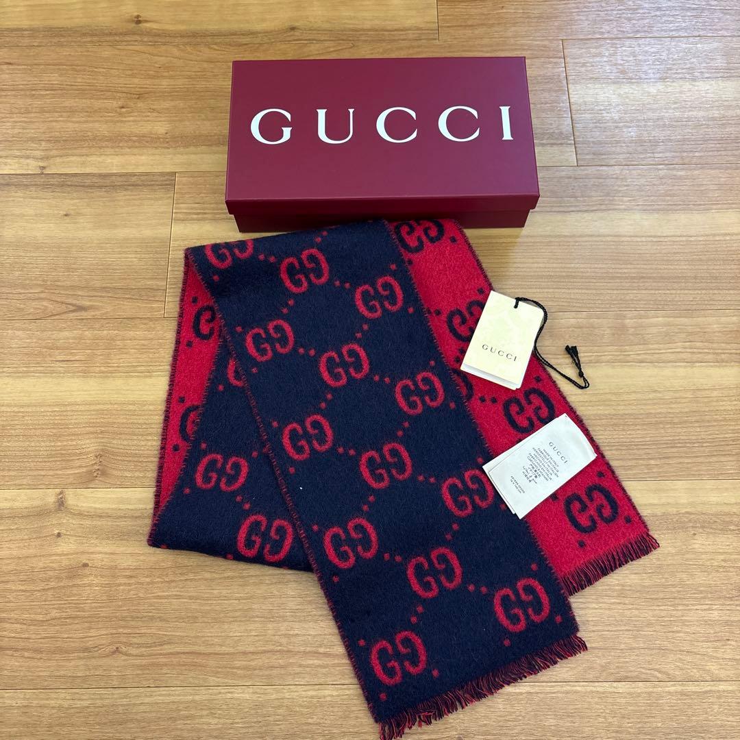 新品！未使用！GUCCI グッチ キッズ マフラー ウールー