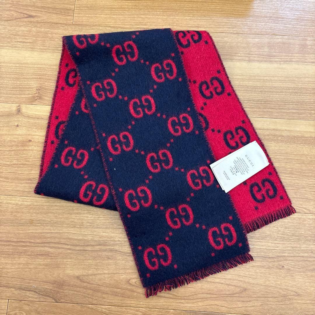 新品！未使用！GUCCI グッチ キッズ マフラー ウールー