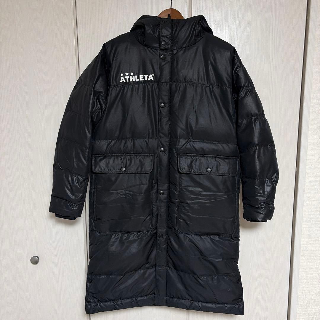 【美品】アスレタ ATHLETA ベンチコート Sサイズ