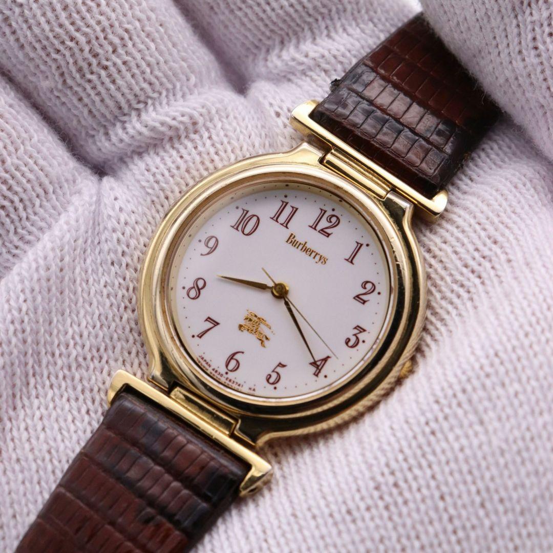 正規品【新品電池】BURBERRY 4630/ボーイズ 動作良好 ロンドン 3針