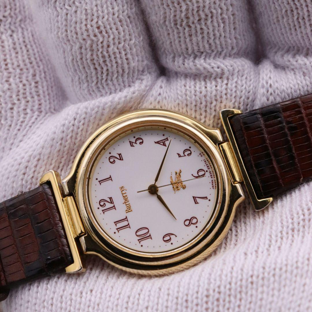 正規品【新品電池】BURBERRY 4630/ボーイズ 動作良好 ロンドン 3針