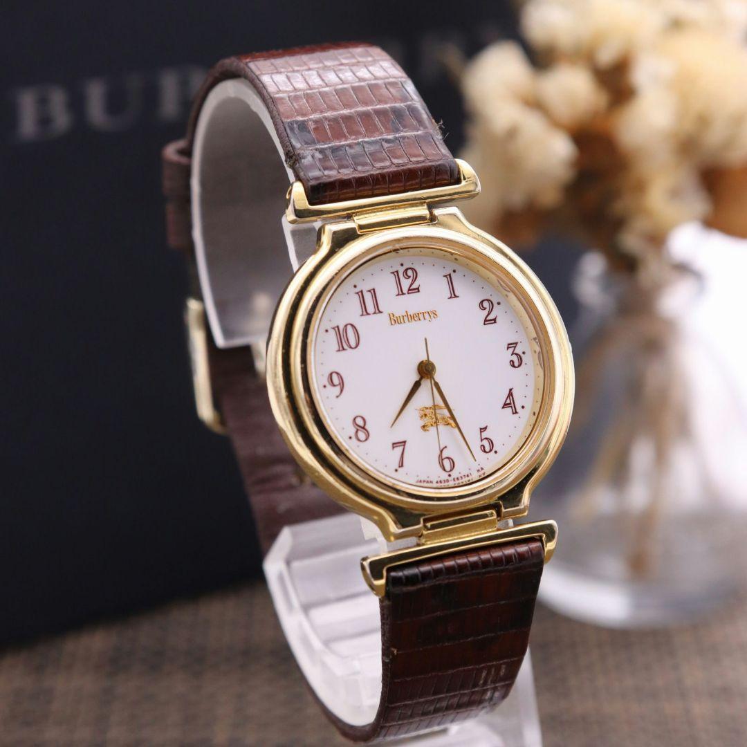 正規品【新品電池】BURBERRY 4630/ボーイズ 動作良好 ロンドン 3針