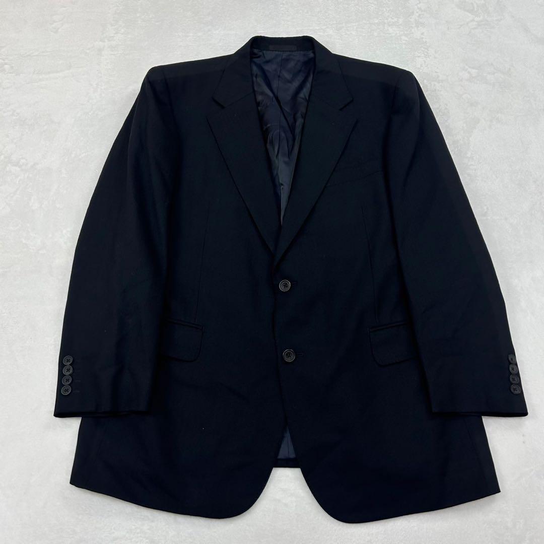 I5⑤ XL BB7 バーバリーロンドン ベスト付き シングル スーツ メンズ