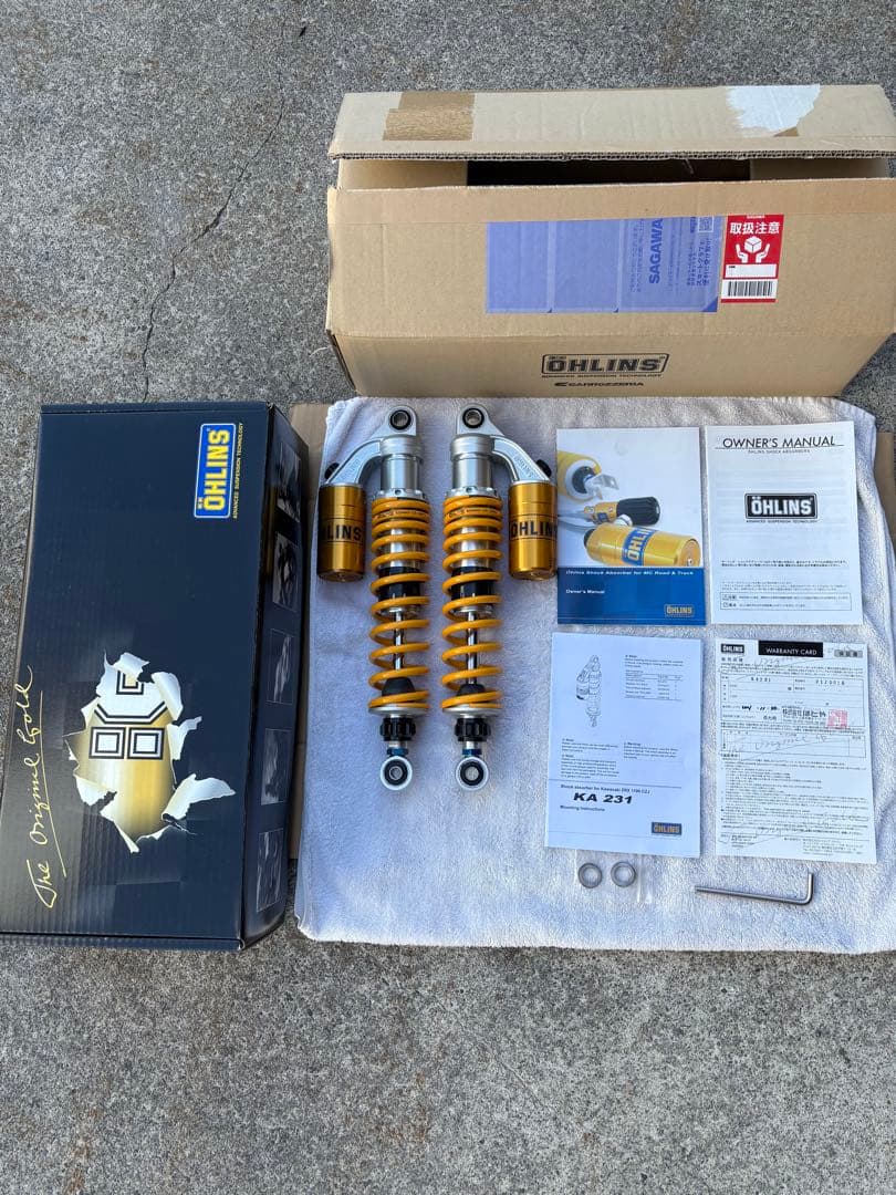 ZRX1100 ZRX1200 OHLINS レジェンドツインKA231