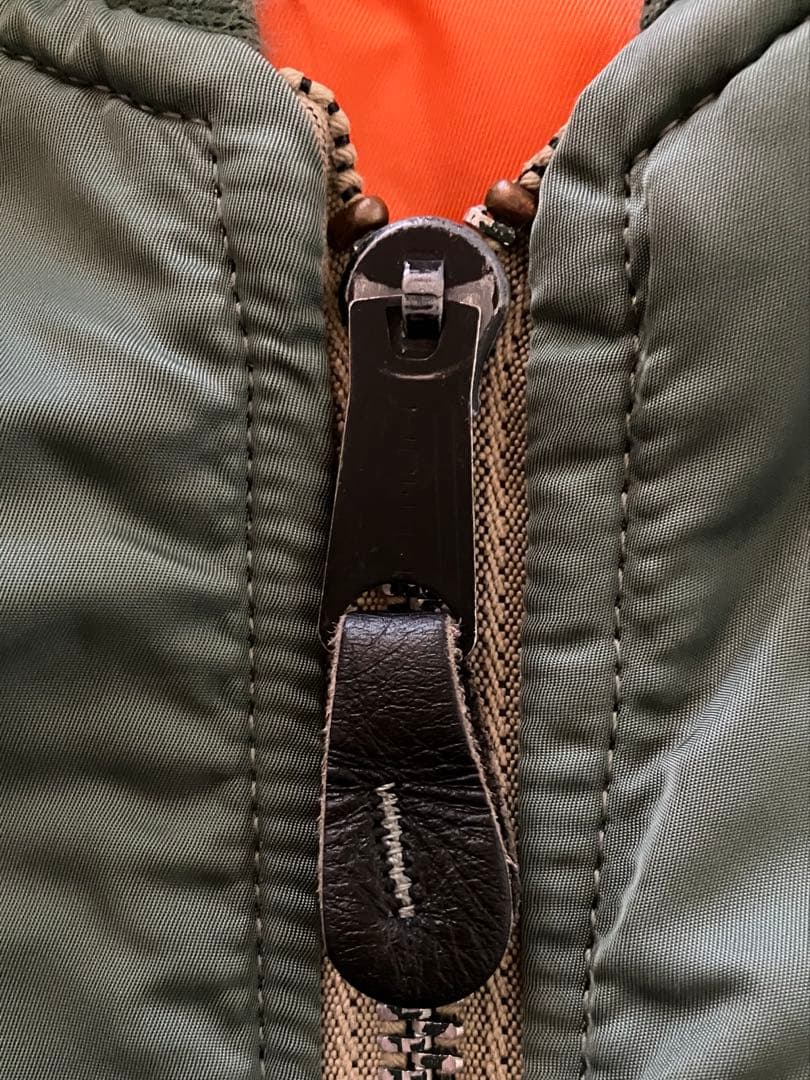 80s USA製 アルファインダストリーズ MA-1 白テープ/ホワイトテープ