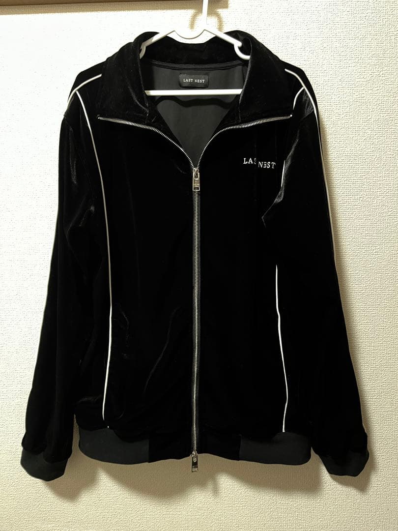 LAST NEST ブラックベロアジャージXL 完売品　希少 早い者勝ち