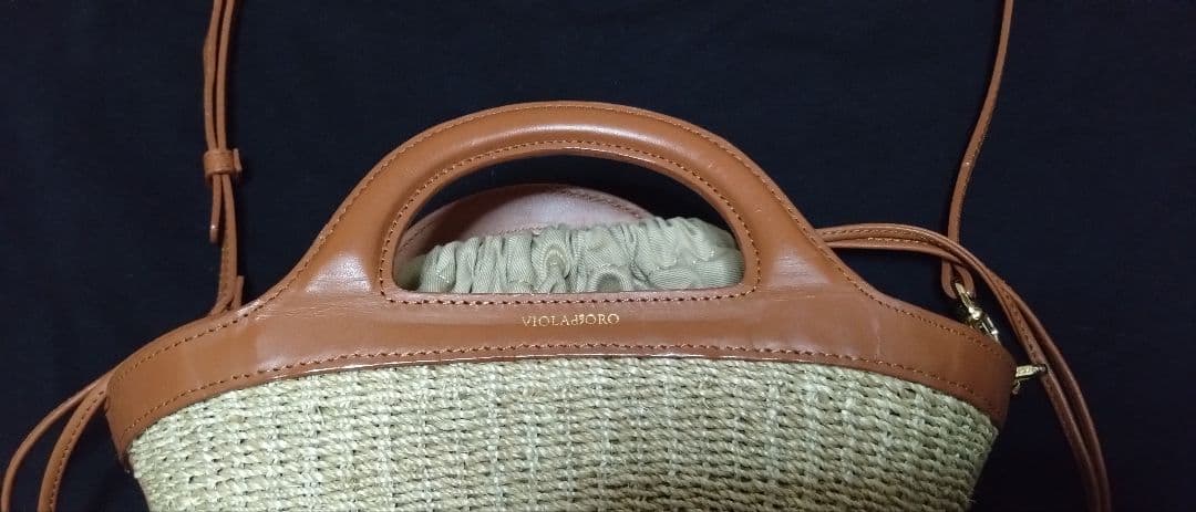 VOLAd'ORO ヴィオラドーロ かごバッグ　ショルダーバック