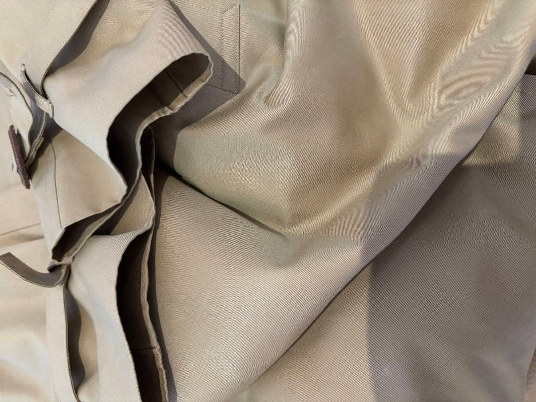 美品！DAKSダックス チェック ライナー付トレンチコート ベージュ　11号