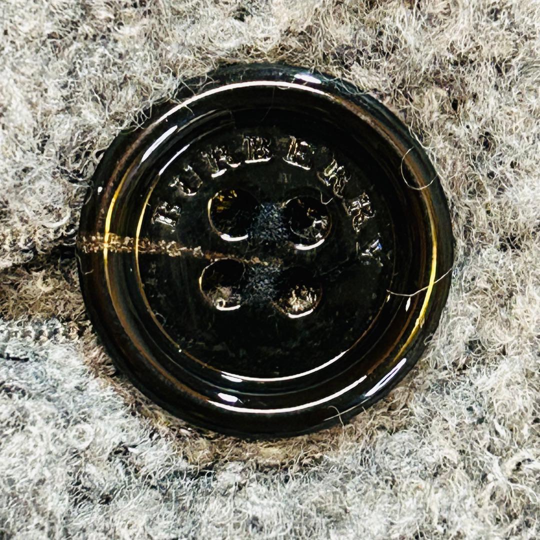 ✨新品✨バーバリーロンドン ウール混ジャケット 起毛ツイード調 2ボタン38