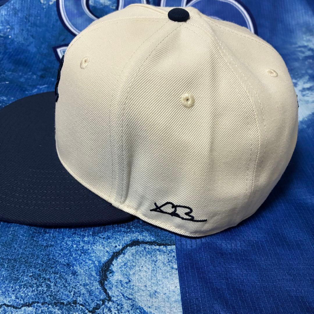 横浜DeNAベイスターズ　バウアー　BAUER OUTAGE　キャップ　ネイビー