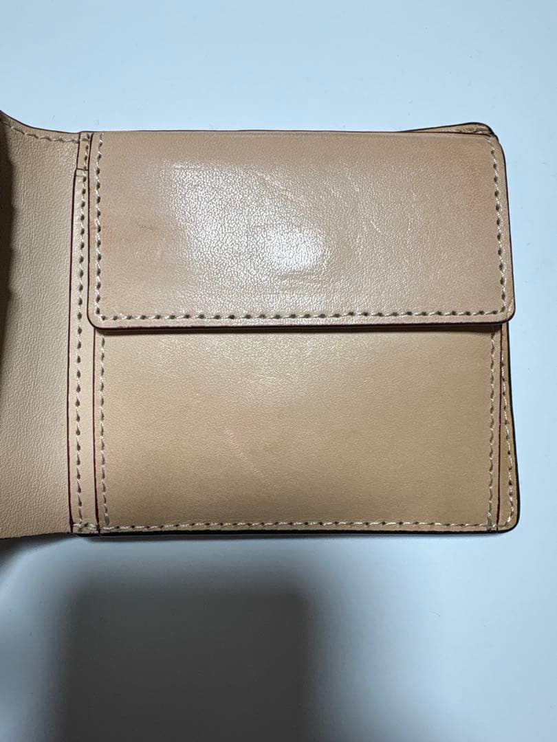 CIMABUE 黒 コードバン 二つ折り財布