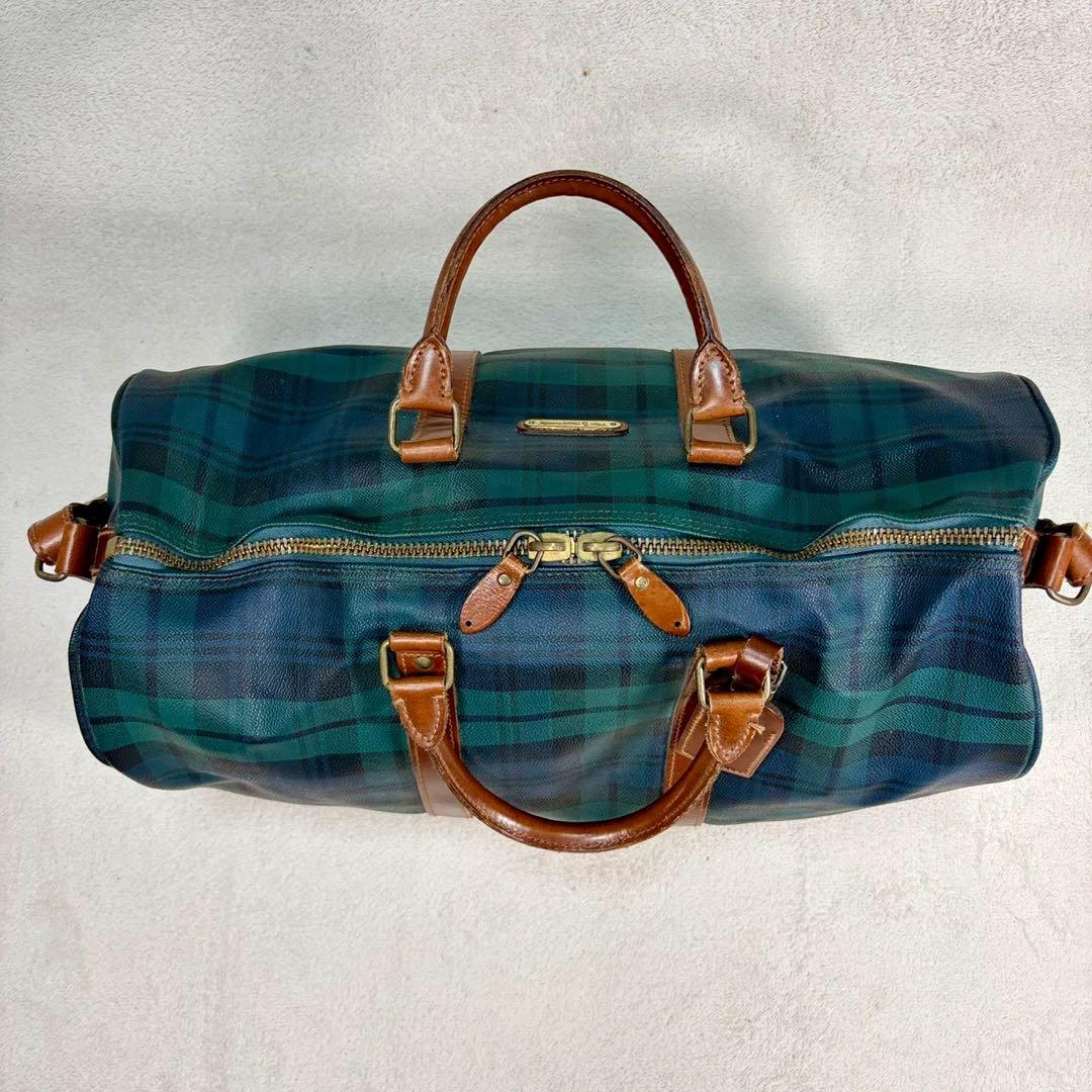 【美品✨】ポロラルフローレン　ボストンバッグ　旅行カバン 2way 大容量PVC