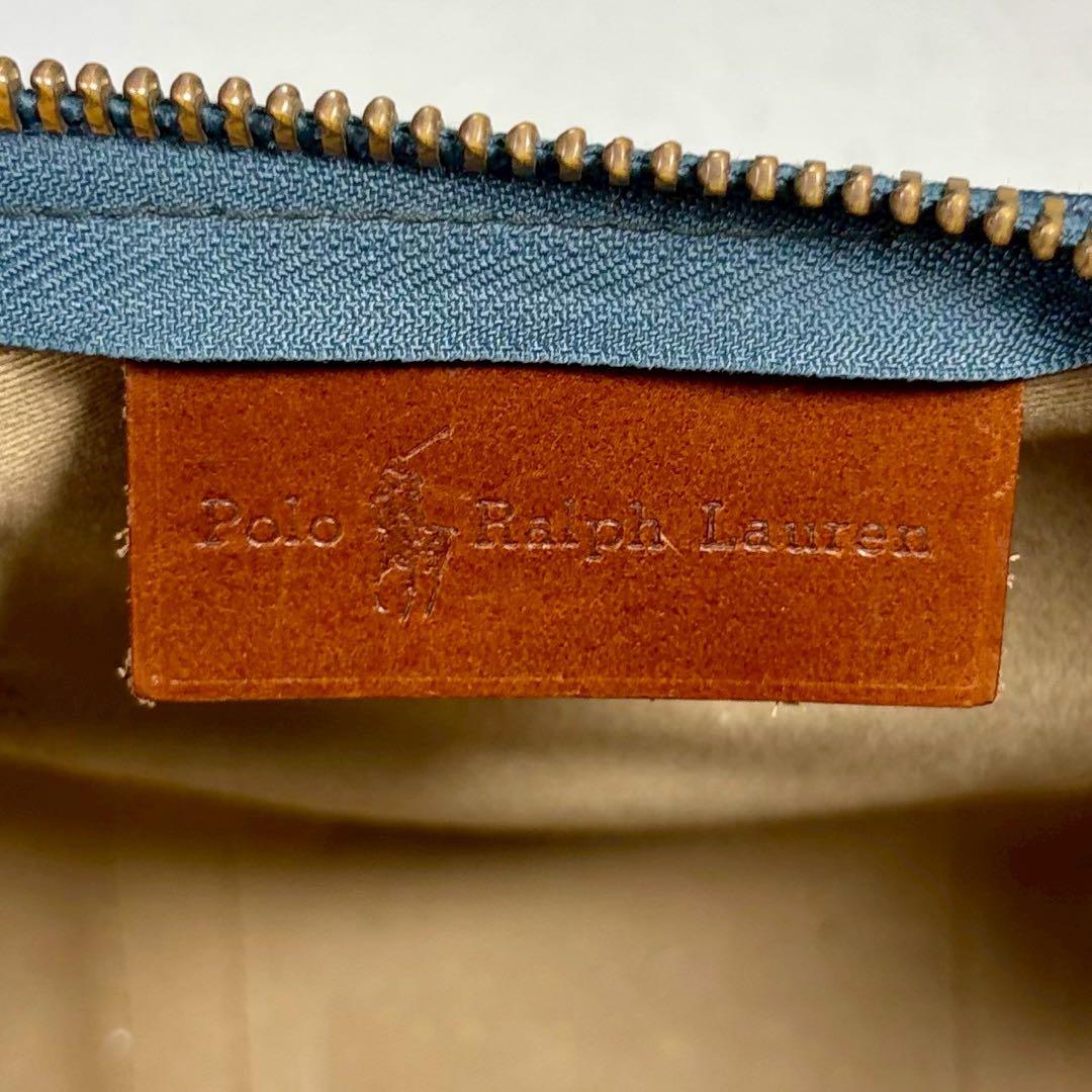 【美品✨】ポロラルフローレン　ボストンバッグ　旅行カバン 2way 大容量PVC