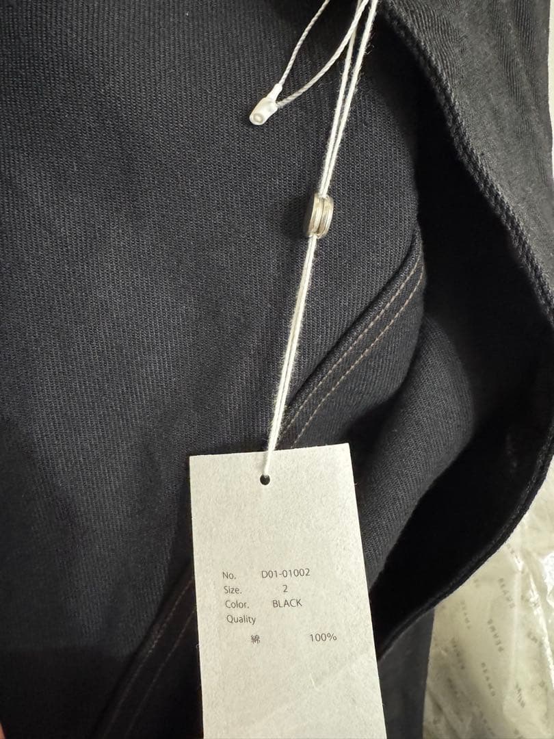 【最終値下げ】26SS BLACK DENIM WORK JACKET 2