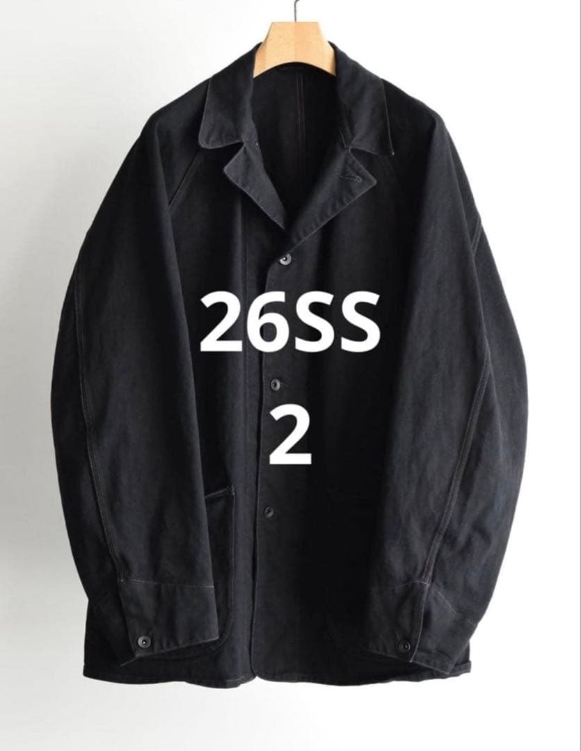 【最終値下げ】26SS BLACK DENIM WORK JACKET 2