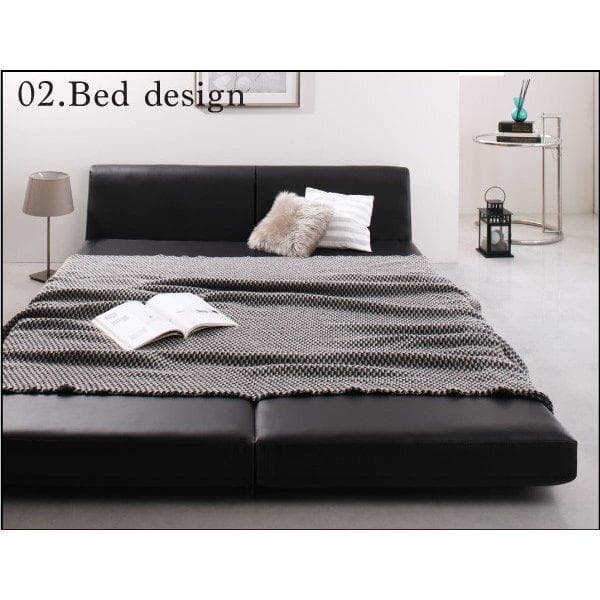 8ママさん専用　ベット　３人掛け　３P　キングサイズ　W180　アカレザー調