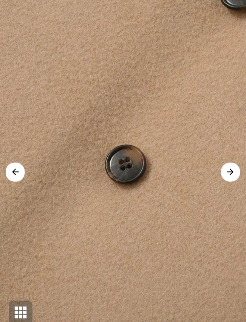 COHINA コヒナ ウールリバートレンチコート