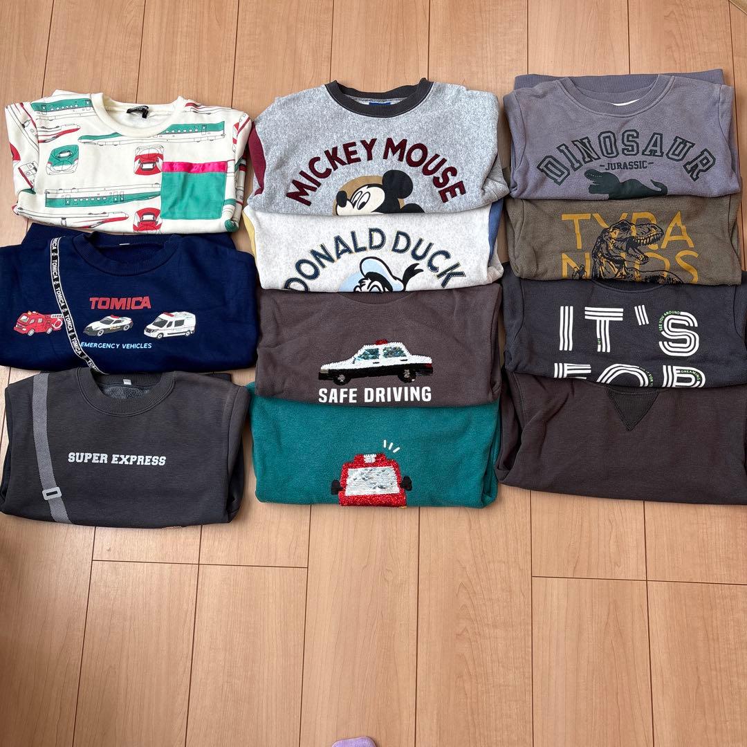 冬服110サイズ男の子まとめ売り23点＆おまけ7点セット。幼稚園保育園用冬服。