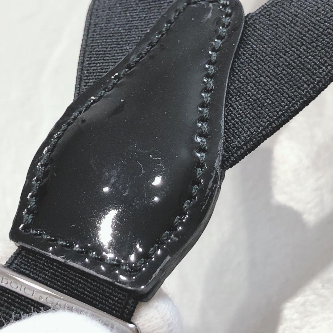 ☆未使用☆ DOLCE & GABBANA サスペンダー ブラック タグ付き