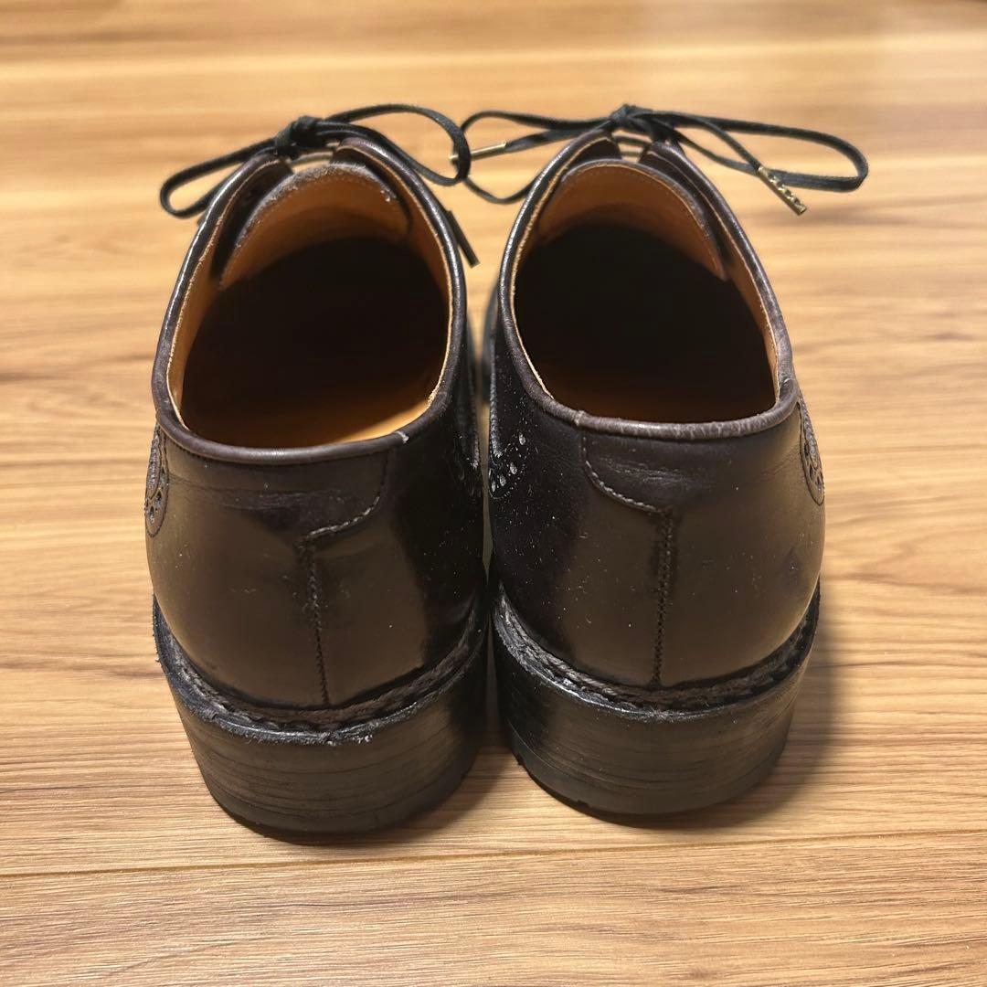 F.LLI GIACOMETTI ロングウィングチップ40.5 ノルウィージャン