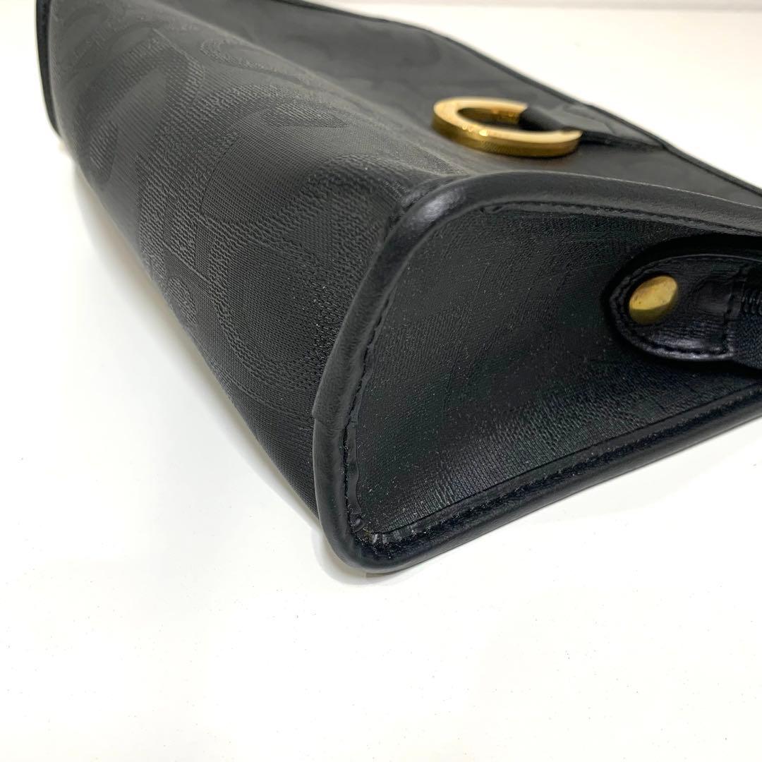 クリスチャン ディオール　オーバル トロッター PVC ハンド クラッチ バッグ