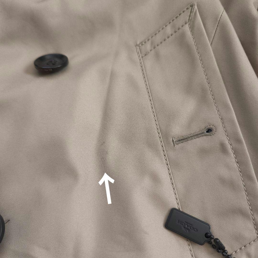 COACH 　コーチ　ベージュ トレンチコート　ライナー付き　希少！大きめサイズ