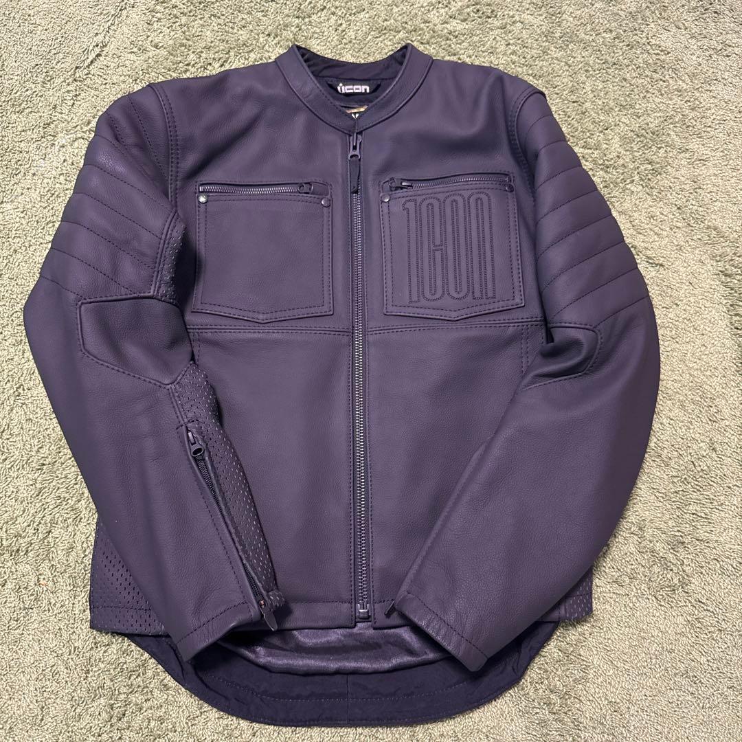 【欠品あり】ICON Aviator Jacket SM ブラック専用ハンガー付
