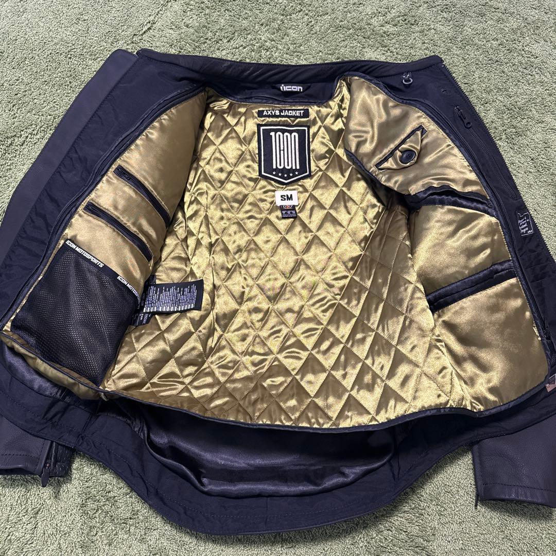 【欠品あり】ICON Aviator Jacket SM ブラック専用ハンガー付