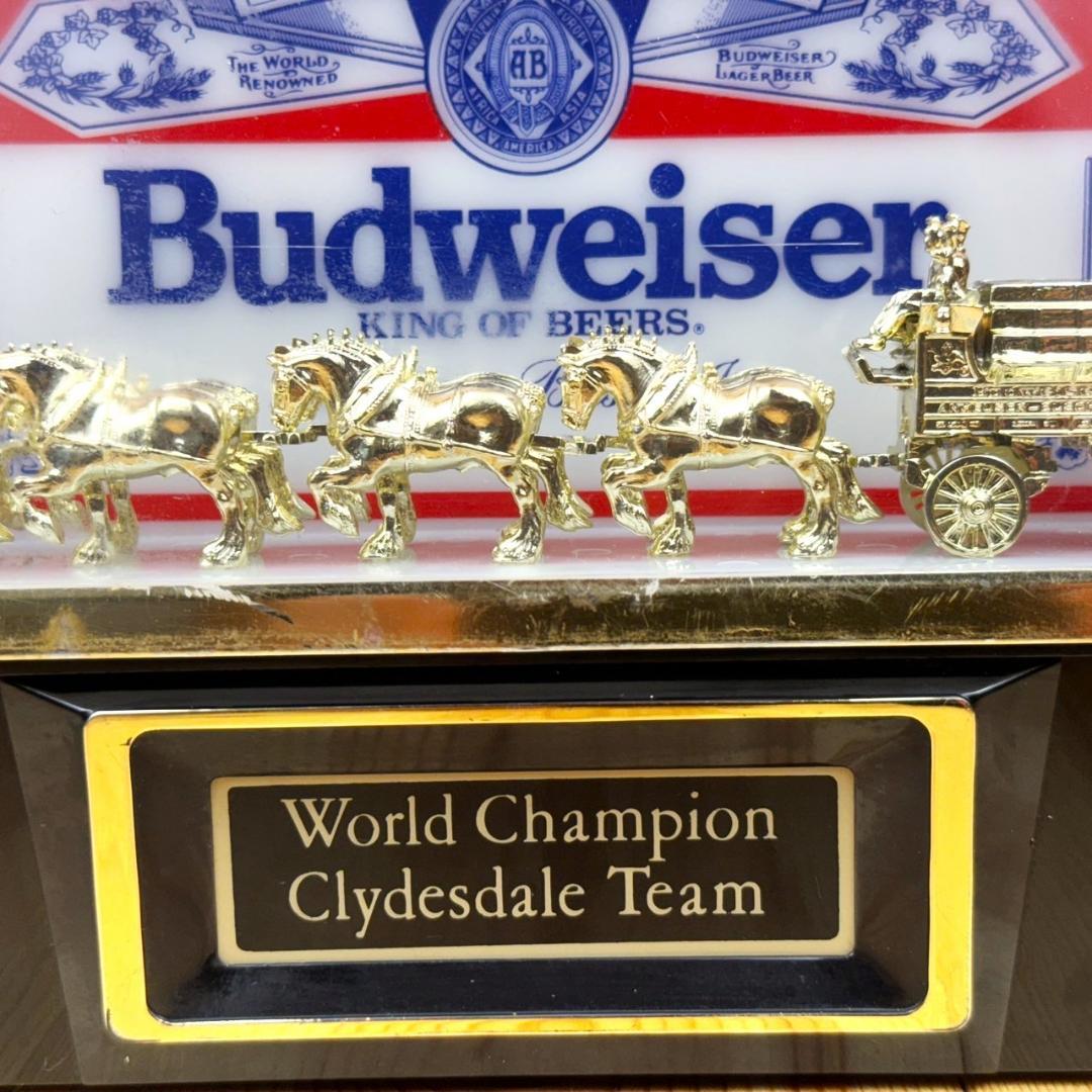 Budweiser ライトサイン バドワイザー ビンテージ ランプ ライト バー
