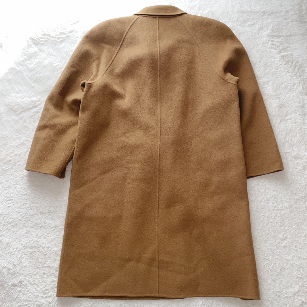 ヴィンテージ　バーバリー　ロングチェスター　リバーコート　ウールカシミヤL