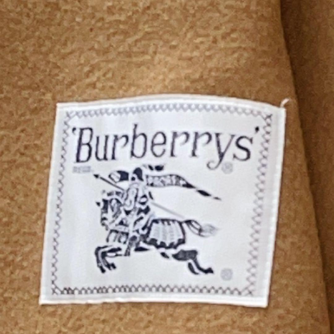 ヴィンテージ　バーバリー　ロングチェスター　リバーコート　ウールカシミヤL