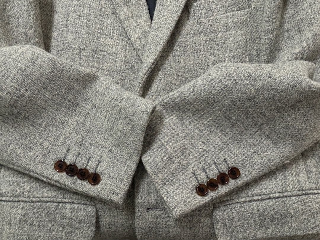 ハリスツイードテーラードジャケット