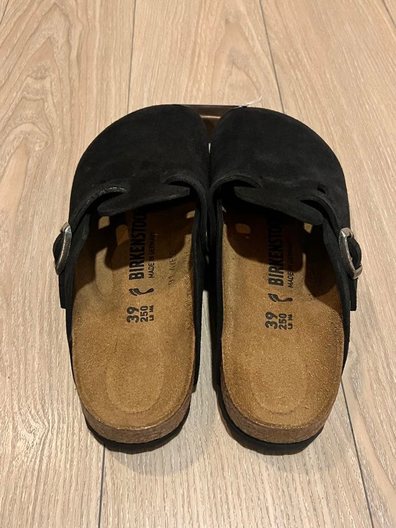 BIRKENSTOCK Boston ブラック ナロー　39