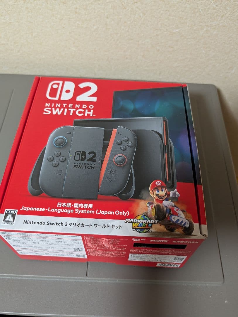 専用　Nintendo Switch 2 日本語対応 本体　マリカーなし