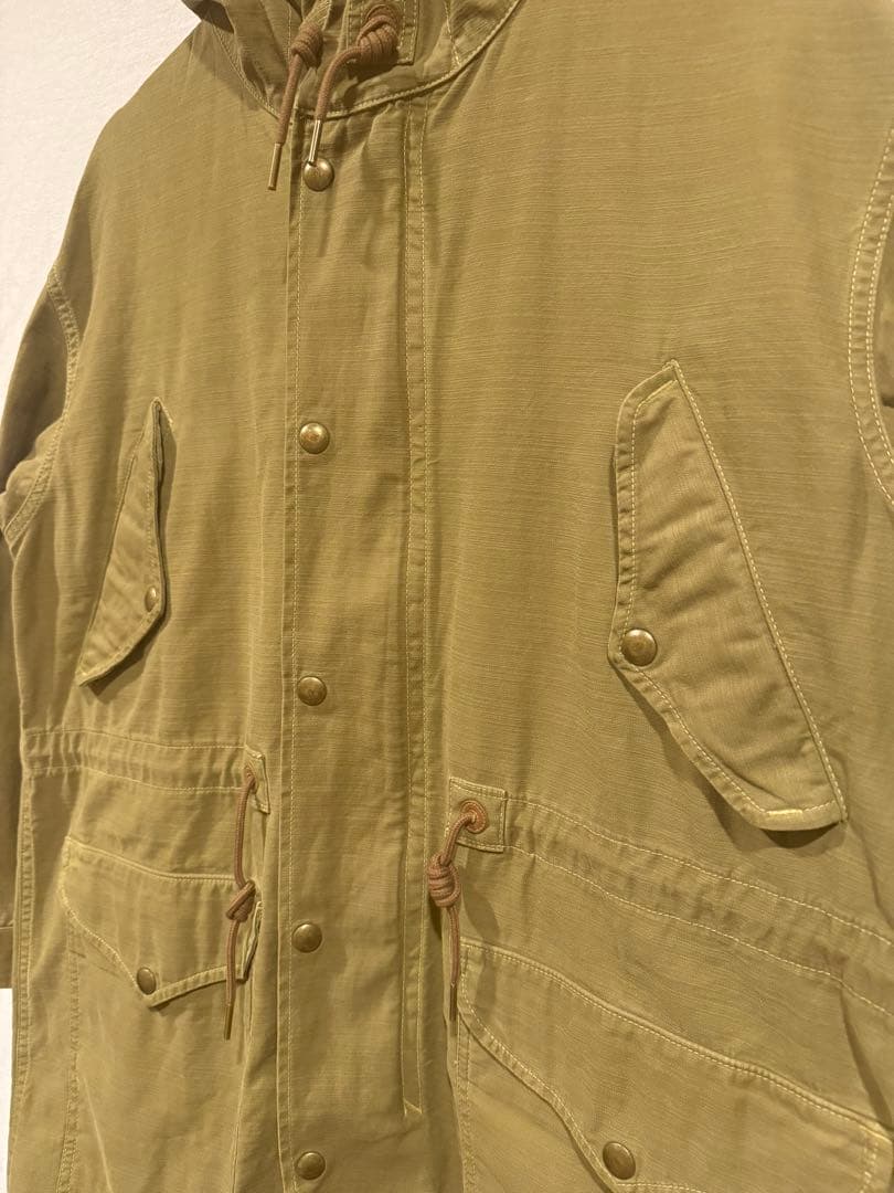 DOUBLE RL （ダブルアールエル）フード付きロングコート