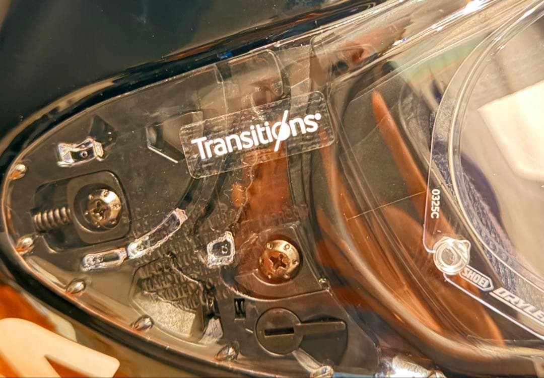 SHOEI Z-8 IDEOGRAPH Sサイズ フォトクロミックシールド