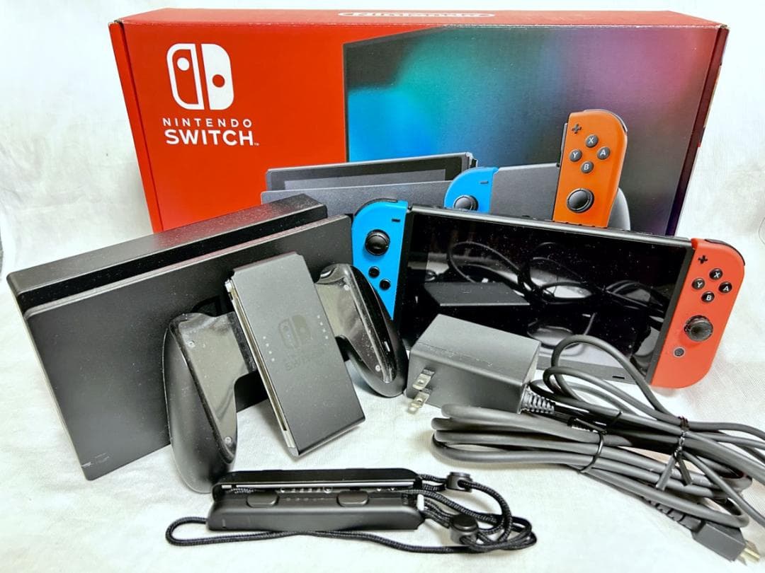 動作確認済み 箱付き Nintendo Switch 本体 周辺機器 セット