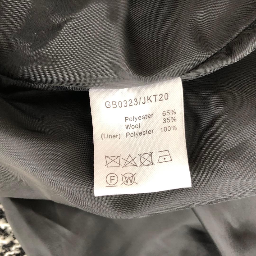 Glambグラムヘリンボーンビッグジャケットウール混