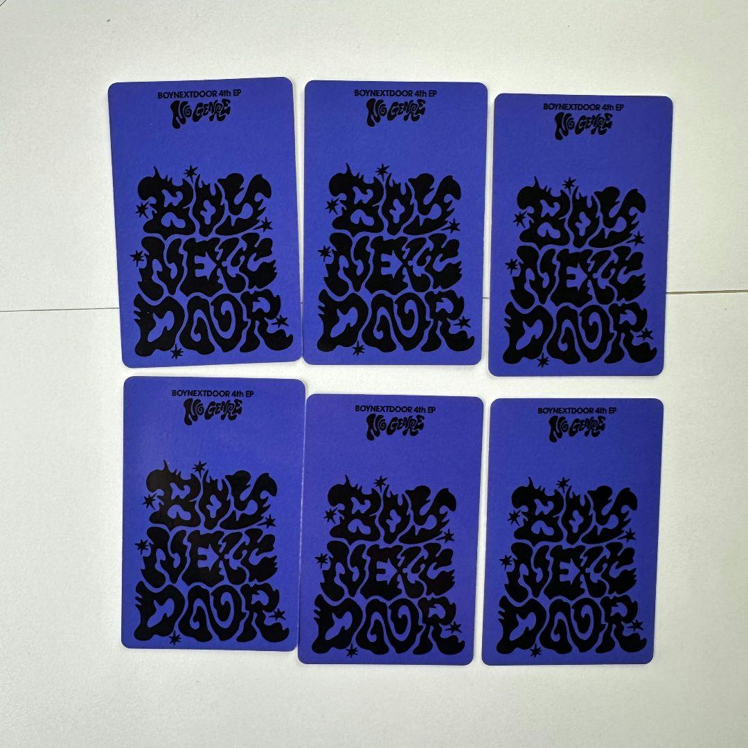 BOYNEXTDOOR US限定 No Genre Target トレカ 6枚