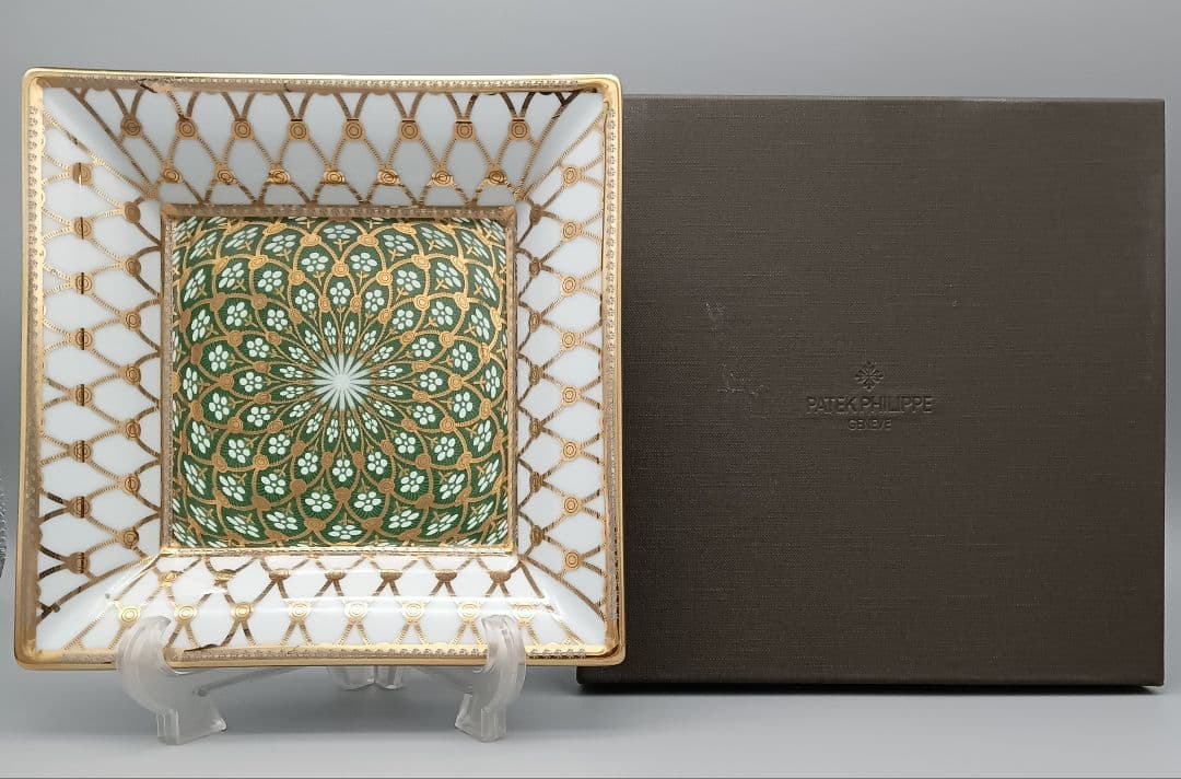 パテック フィリップ リモージュ スクエアプレート 飾り皿 2017