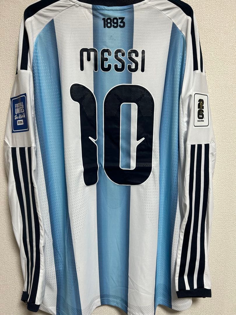 アルゼンチン代表　25-26 ホーム　新品未使用タグ付　2XL メッシ　10番