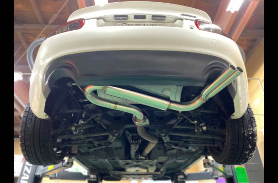 RAVISH NCデュアルマフラー　　　　 ncロードスター NCEC