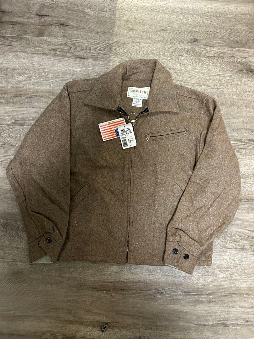 【70s デッドストック】melton ウールジャケット vintage