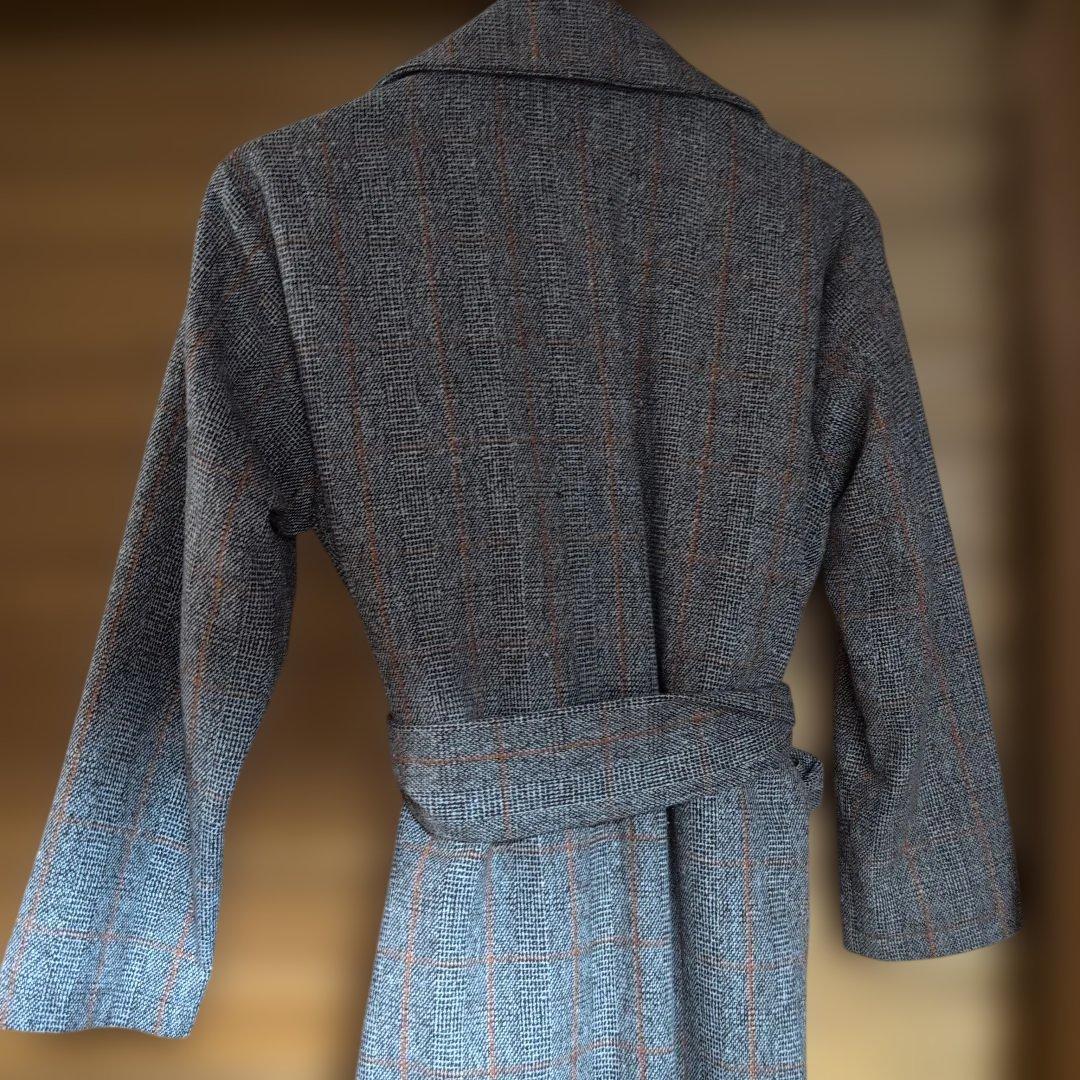 専用！！グレー系チェック柄ロングコート他3点