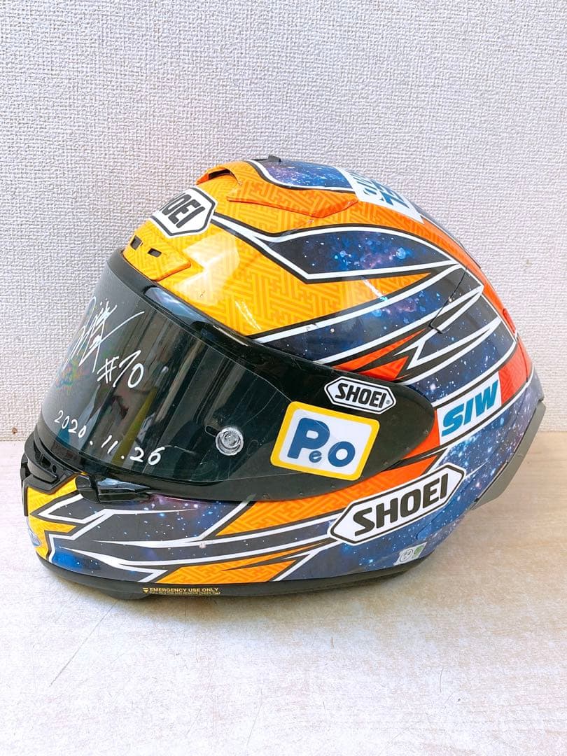 ひ*ち様 ショウエイ Mサイズ フルフェイスヘルメット SHOEI サイン入り