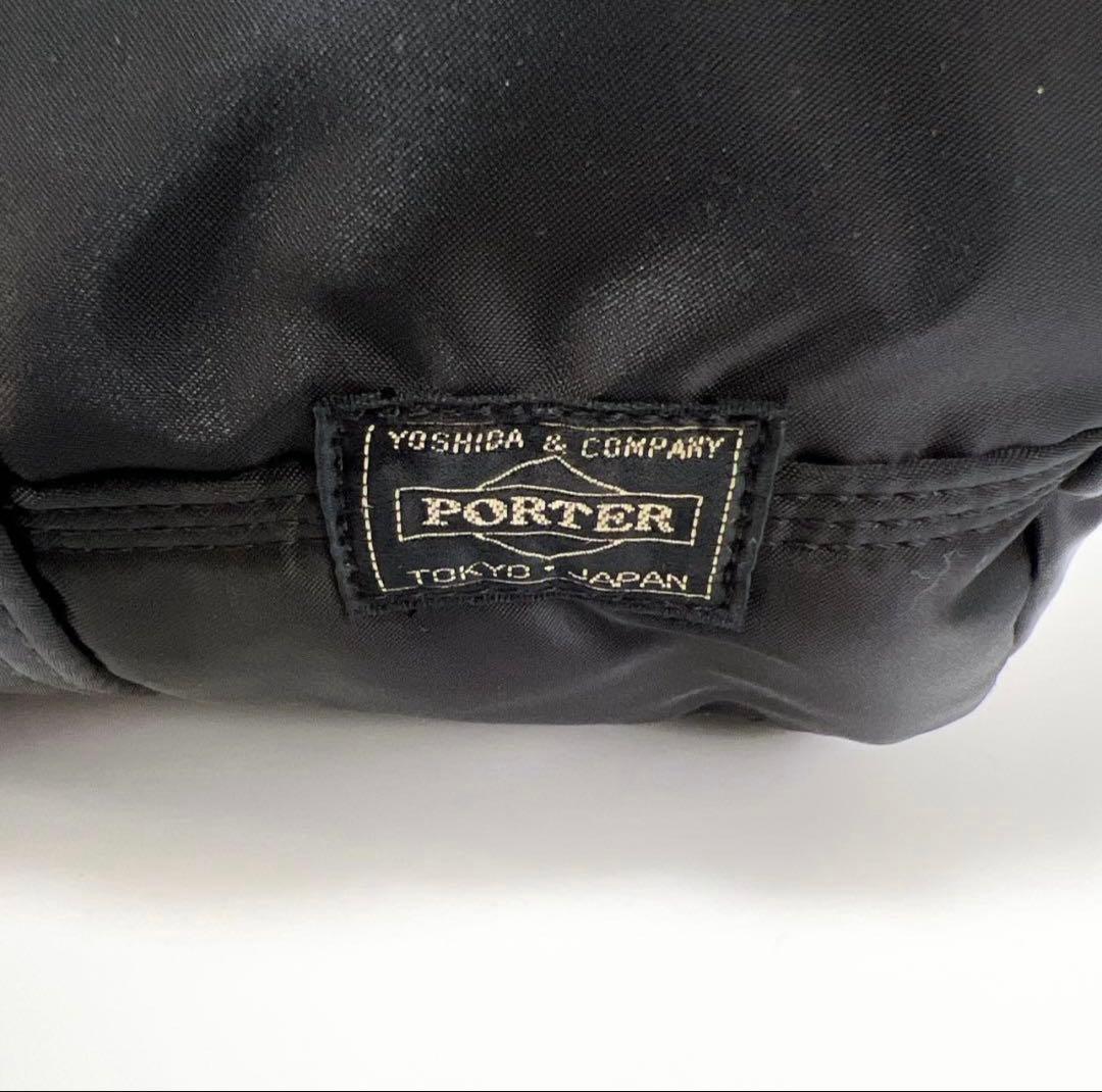 PORTER タンカー ダッフルバッグ ミニボストン S ブラック