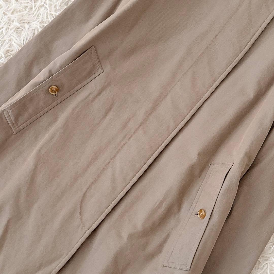 バーバリー 白タグ✨ヴィンテージ ステンカラーコート ノバチェック ベージュ